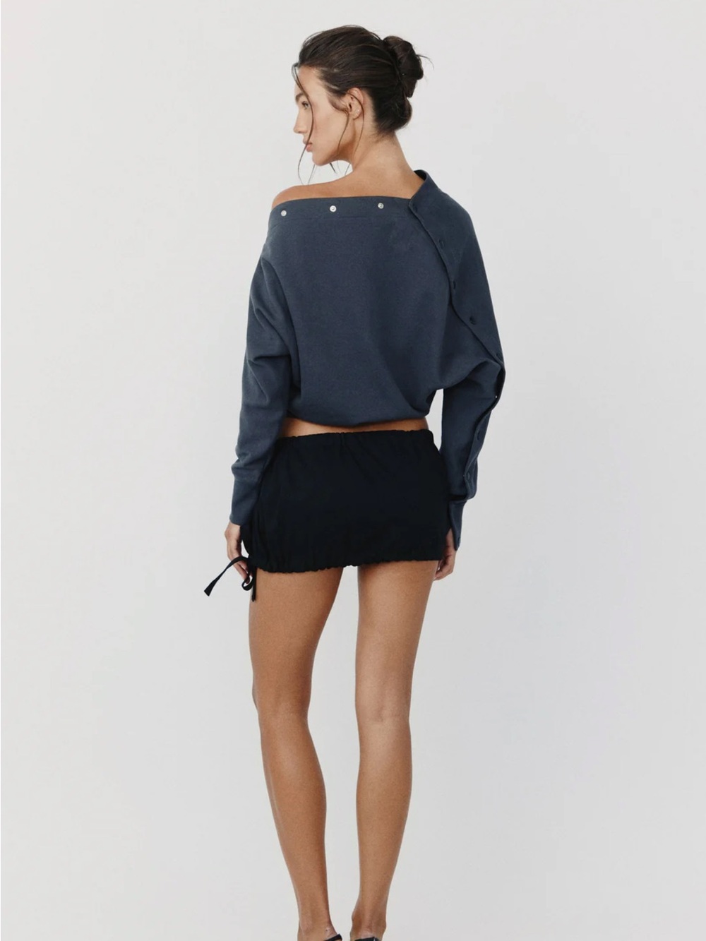 With Jean August Sweater in Charcoal size S